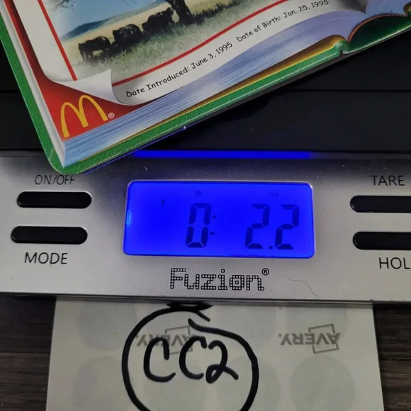 Peanut The Royal Blue Elephant Legend TY Beanie Baby Plush McDonalds Vintage NEW - Picture 8 of 8